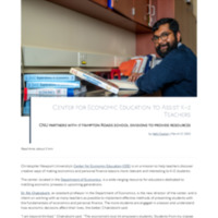 3.17 Newsroom: Center for Economic Education to Assist K-12 Teachers