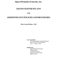 5.2 B-8 Sigma Phi Epsilon Constitutions and By-Laws