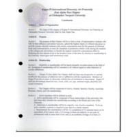 5.2 D-5 Kappa Pi Constitution and By-Laws