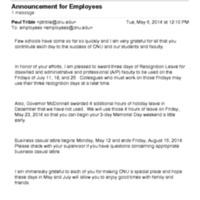 1.4 E-2 Annoucementemployees 05062014.pdf