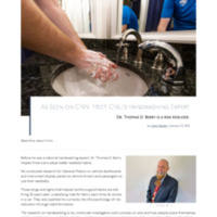 3.35 B Newsroom: As Seen on CNN-Meet CNU&#039;s Handwashing Expert