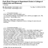 4.12 Changes in Department Chairs in College of Liberal Arts and Sciences