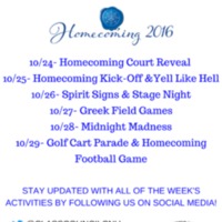 Homecoming Week 2016
