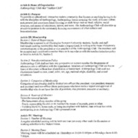 5.3 ZZF Constitution and Bylaws of the Anthropology Club/Constitution of the Forum for Social Thought