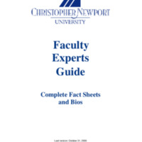 CNU Faculty Experts, 2006.pdf